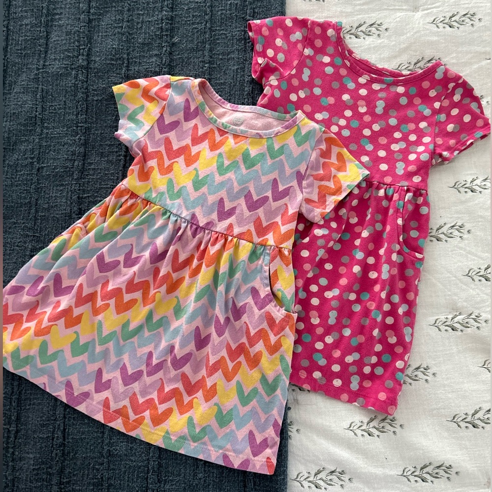 Wonder Nation T-Shirt Dresses - 2T